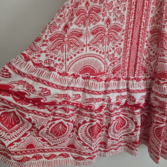 FARM Rio River Ride Midi Dress Size Medium - Picture 5 of 7